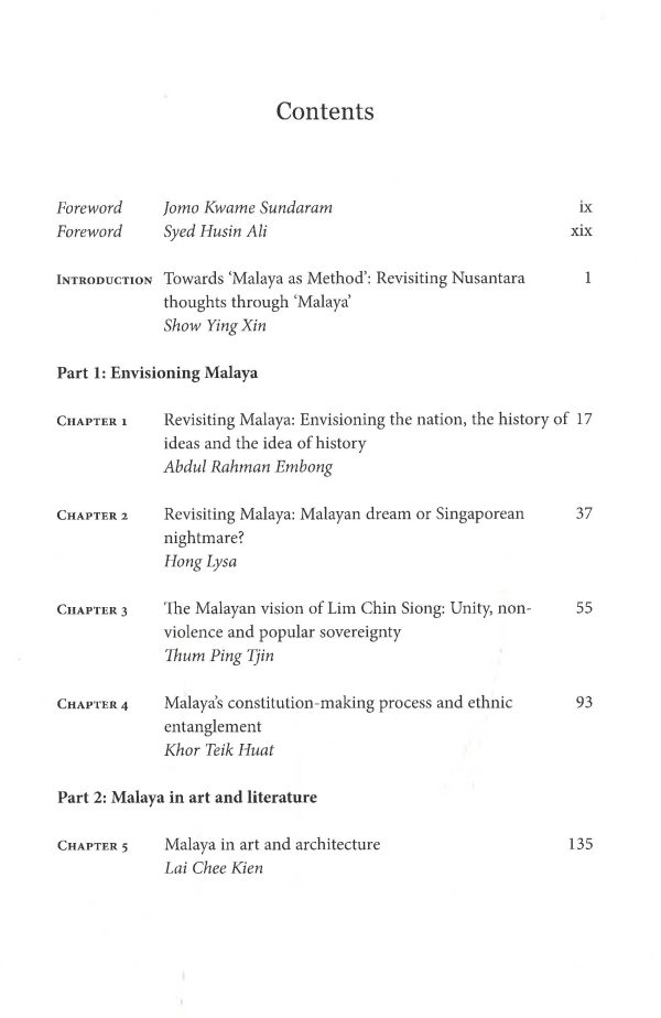 Revisiting Malaya : Uncovering Historical and Political Thoughts in Nusantara For Sale