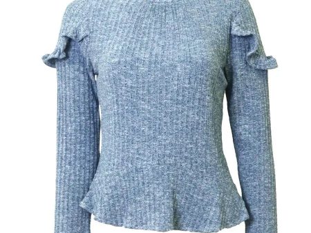 Miss Donna Blue Knit Top Supply