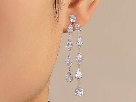 Crystal Drop Earrings on Sale