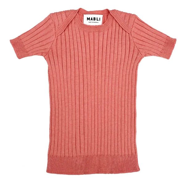 Mabli Kids Caswell Skinny Rib Short Sleeve Top Cheap