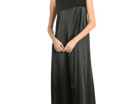 Hard Tail Satin Maxi Dress (Style: SAT-47) on Sale