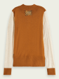 Scotch&Soda Color-Block High Neck Knit Top Online Sale