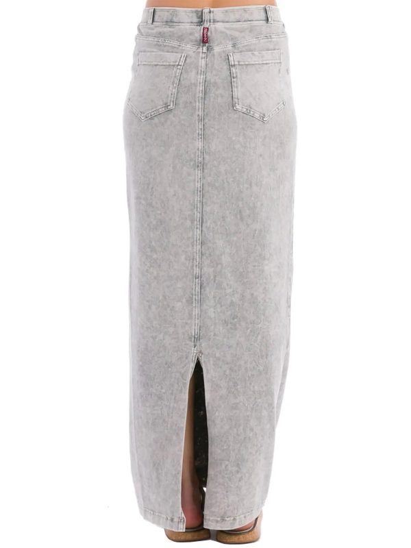 Hard Tail Long Pocket Slit Skirt WJ-111 For Cheap