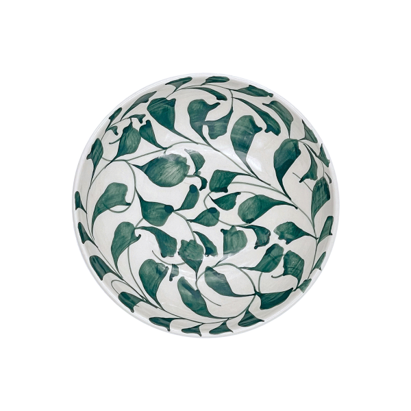 Green Scroll Peanut Bowl Online now