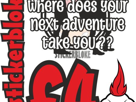 WHERE DOES YOUR NEXT ADVENTURE TAKE YOU ?? STICKER Online Sale