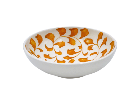 Yellow Scroll Peanut Bowl Discount