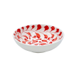 Red Scroll Peanut Bowl Online Sale