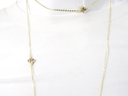 Scintillating Mini Clover Necklace Online Sale