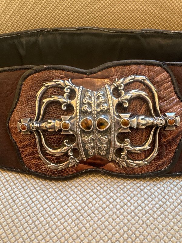 Je Rêve Iron Cross Crown Belt For Sale