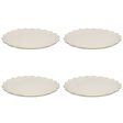 Scalloped Charger Plates (Set of 4) Online Hot Sale