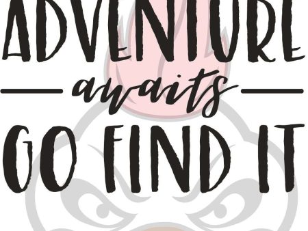 ADVENTURE AWAITS GO FIND IT STICKER Supply