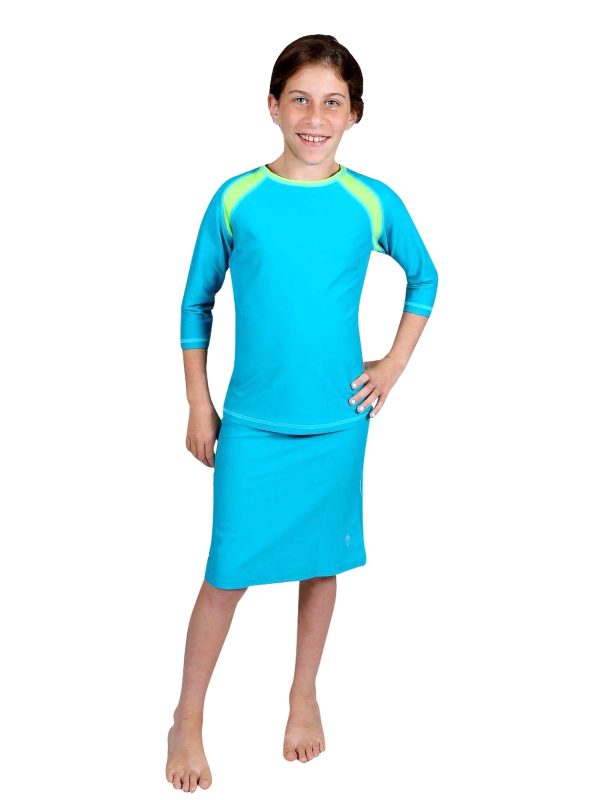 Hydrochic 3 4 Sleeve Kids Swim Shirt Online Hot Sale