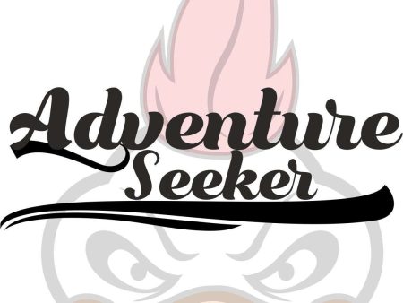 ADVENTURE SEEKER WORDING Online Hot Sale