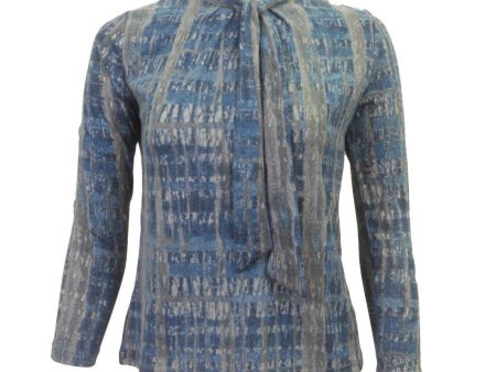 Mini Donna Blue Print Top on Sale