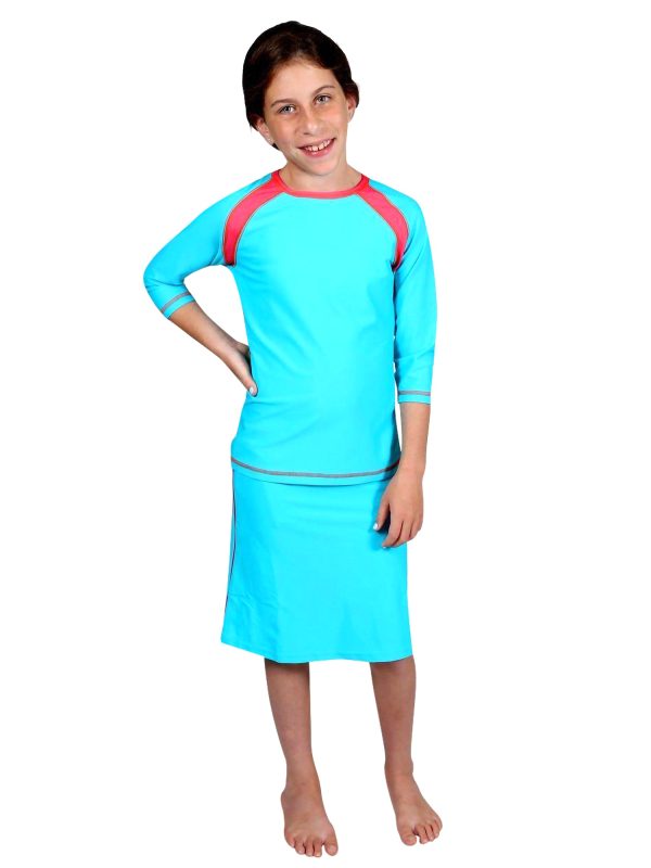 Hydrochic 3 4 Sleeve Kids Swim Shirt Online Hot Sale