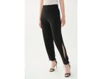 Joseph Ribkoff Black Elastic High Waisted Flutter Pants Online Sale