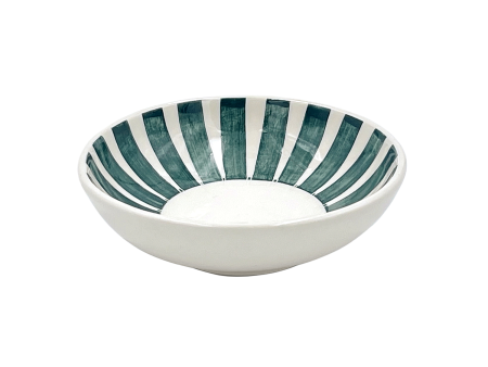 Green Stripes Peanut Bowl Online