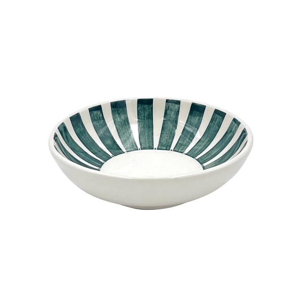 Green Stripes Peanut Bowl Online