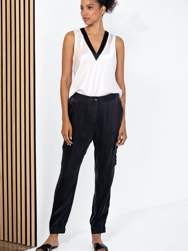 Go Silk Luxe Cargo Hold Pant Sale