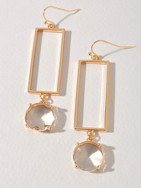 Crystal Drops Earrings For Discount