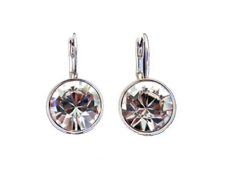 Cimber Designs Classic Swarovski SILVER Stud Earring For Cheap