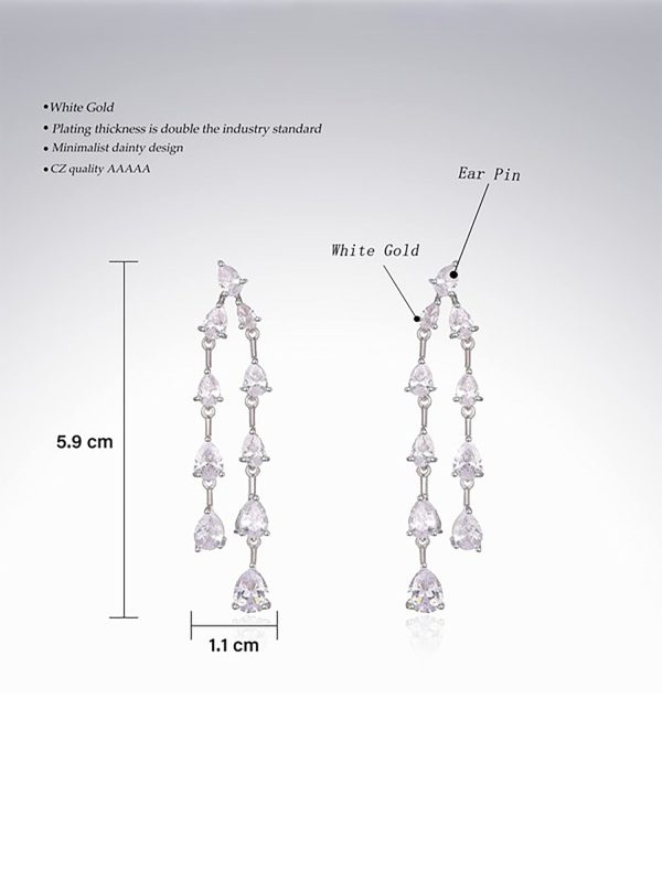 Crystal Drop Earrings on Sale