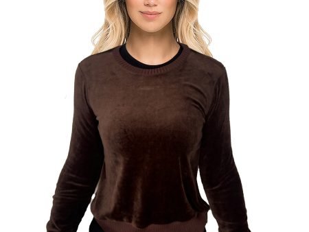 2 Squares Velour Loose Top For Discount