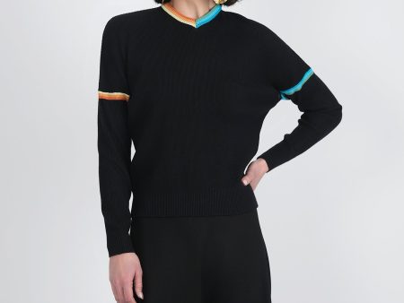 The Norway Club Drop Sleeve Ribbed Sweater For Sale