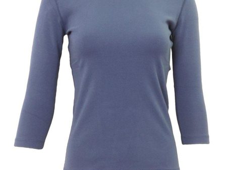 24 7 3 4 Sleeve Crewneck T-Shirt Hot on Sale