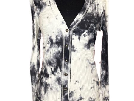 24 7 Ribbed Tie-Dye Cardigan Online Sale