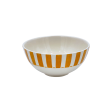 Small Yellow Stripes Bowl Online now