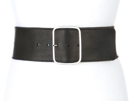 Brave Leather SANDLE SHRUNKEN LEATHER BELT Discount