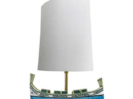 Luzzu Boat Lamp with Sail Lampshade For Cheap