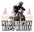 MY OTHER TOY HAS 2 WHEELS MOTOCROSS MX on Sale