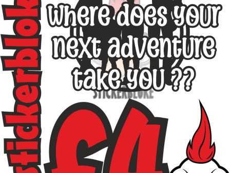 WHERE DOES YOUR NEXT ADVENTURE TAKE YOU ?? STICKER on Sale