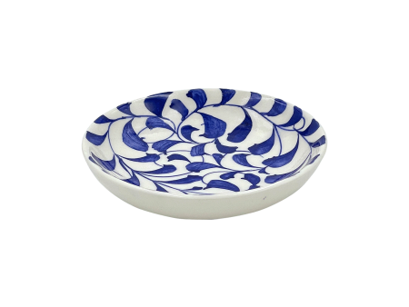 Navy Blue Scroll Dipping Bowl Online now