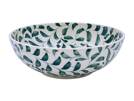 Large Green Scroll Bowl For Cheap