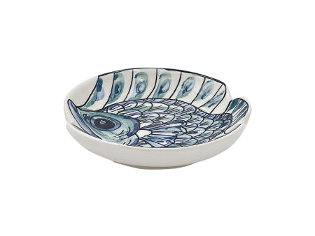 Blue Romina Fish Dipping Bowl Online Sale