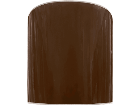 Small Brown Drum Vinyl Lampshade 25cm on Sale