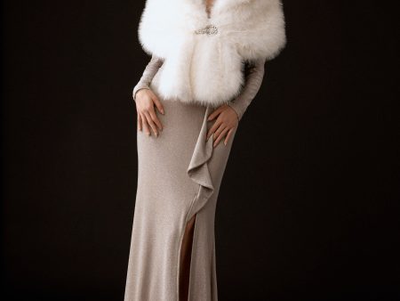 Joseph Ribkoff Faux Fur Cape For Discount