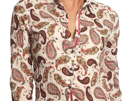 Cino Malay Paisley Button Down Shirt Supply