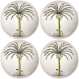 Palm Charger Plates (Set of 4) For Sale