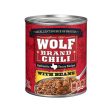 WOLF BRAND Mild Chili With Beans, 19 oz., 19 OZ Online now