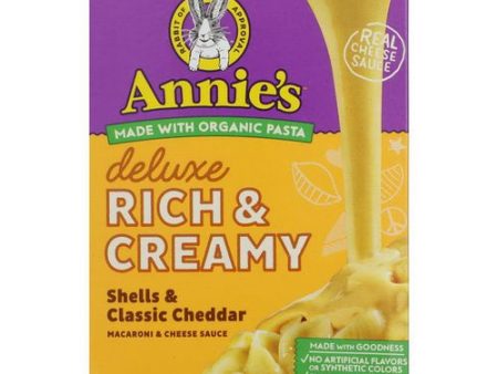 Annie s Deluxe Rich & Creamy Shells & Classic Cheddar For Cheap