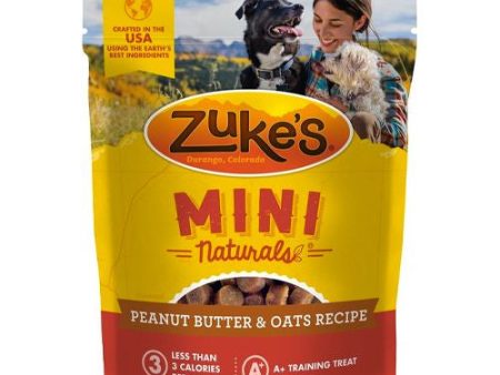 Zuke s Mini Naturals Dog Training Treats Peanut Butter and Oats Recipe  Soft Dog Treats  6.0 OZ Bag For Cheap