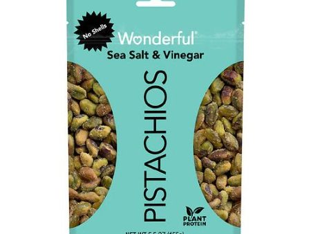 Wonderful Sea Salt & Vinegar No Shells Pistachios  5.5 oz Online now