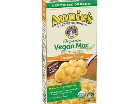 Annie s Homegrown Organic Vegan Shell Pasta and Creamy Sauce Sale