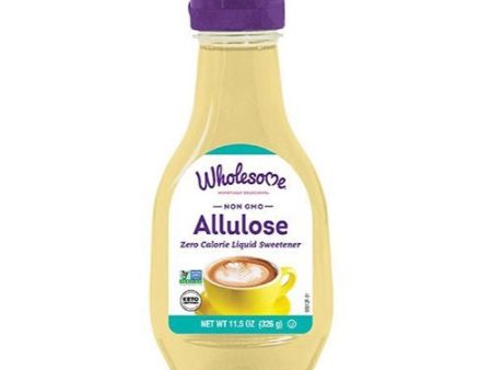 Wholesome Sweeteners Allulose Syrup, Zero Calorie Liquid Sweetener, No Glycemic Impact, Non-GMO, Keto Friendly, 11.5 Oz (B07YBV4BN6) Supply