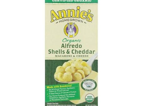 Annie s Organic Alfredo Shells and Cheddar Macaroni & Cheese Fashion